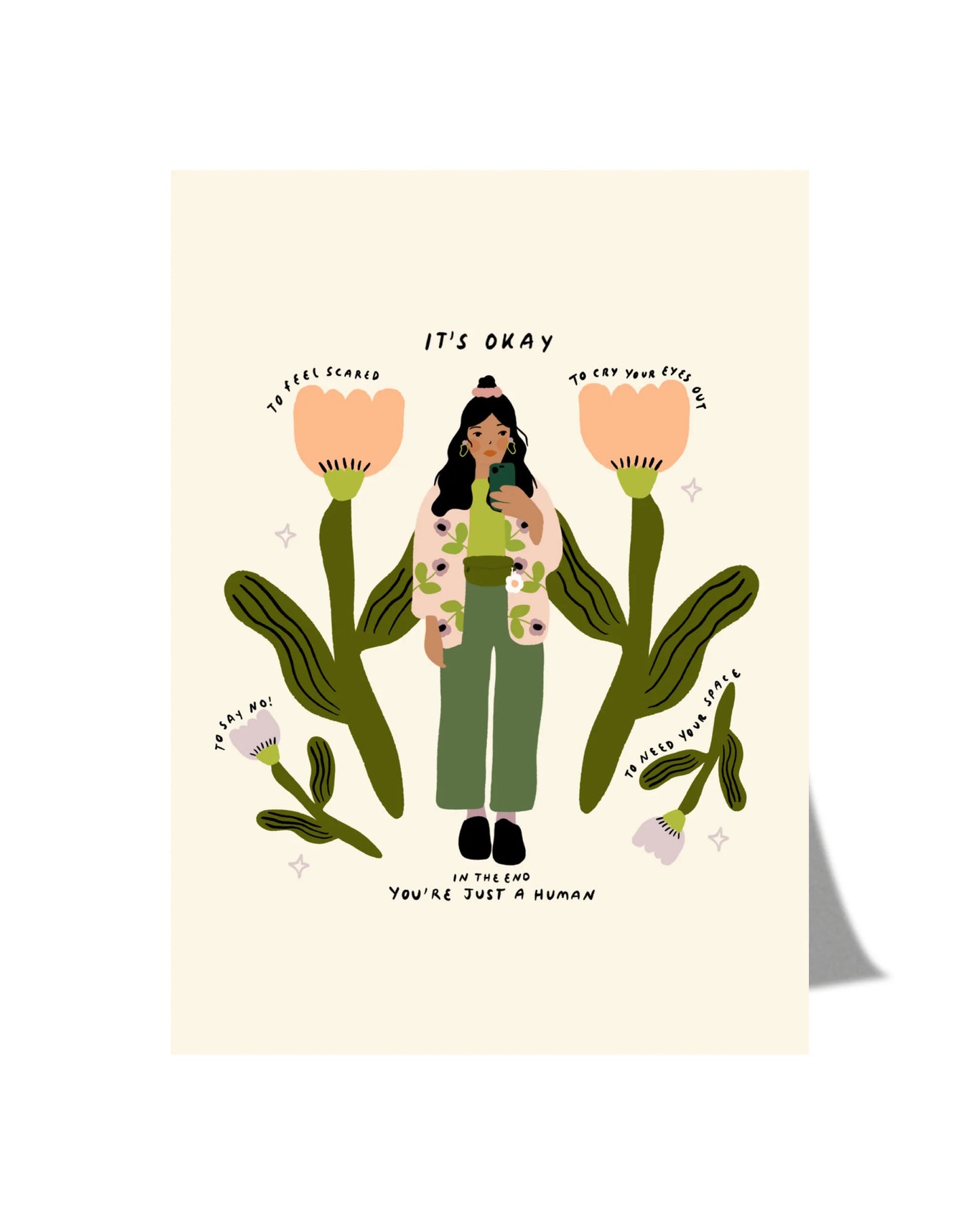 Postkarte - It‘s okay von y.illustrations