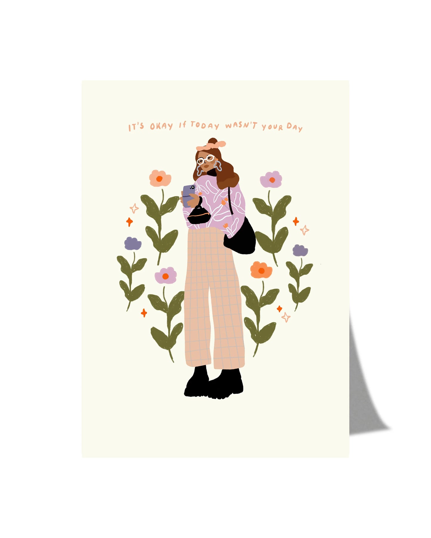 Postkarte - It‘s okay if today wasn’t your day von y.illustrations
