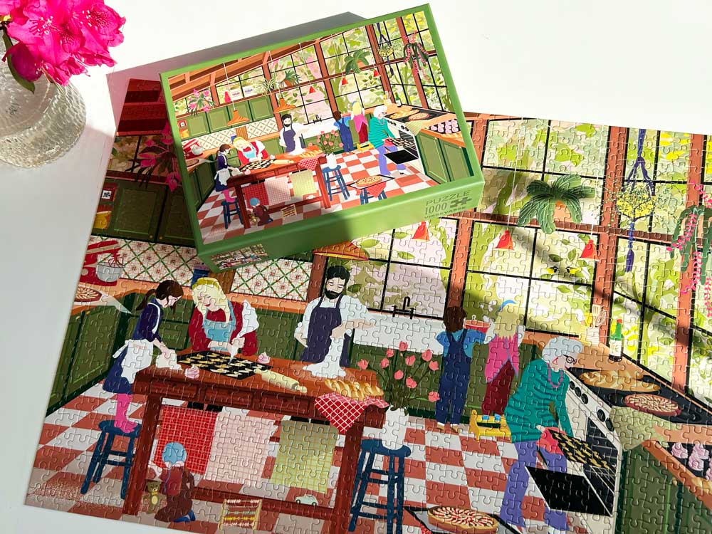 Puzzle Cozy Kitchen 1000 Teile - Vissevasse