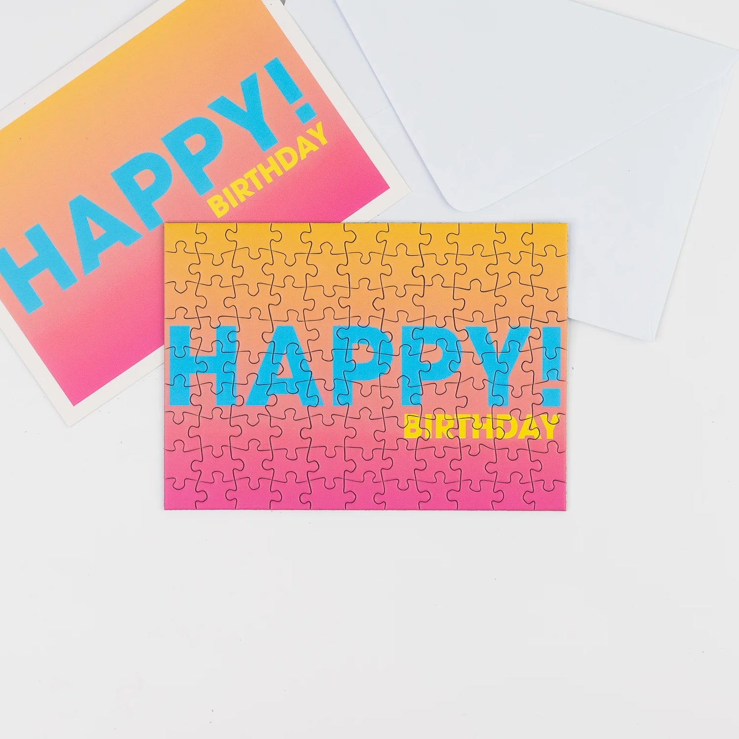 Puzzle Postkarte Happy Birthday von sunshine Puzzles (99 Teile)