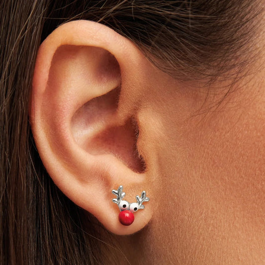 Rudolph silber Ohrring einzeln - LULU Copenhagen