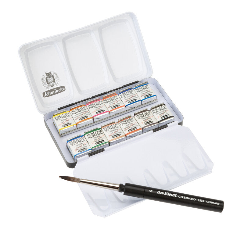 Schmincke Horadam Aquarellfarben Wanderlust – 12×1/2 Näpfchen