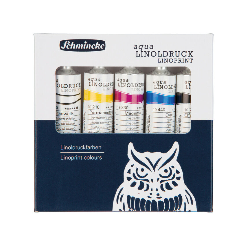 Schmincke Farben für Linoldruck Set (5x20ml)