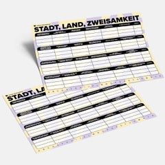 Stadt, Land, Zweisamkeit - Kleines Paarspiel