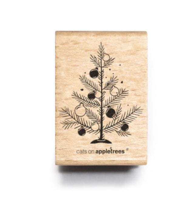 Stempel Tannenbaum 4 - cats on appletrees