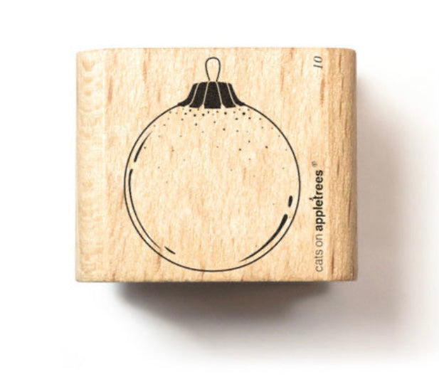 Stempel Weihnachtskugel 10 - cats on appletrees