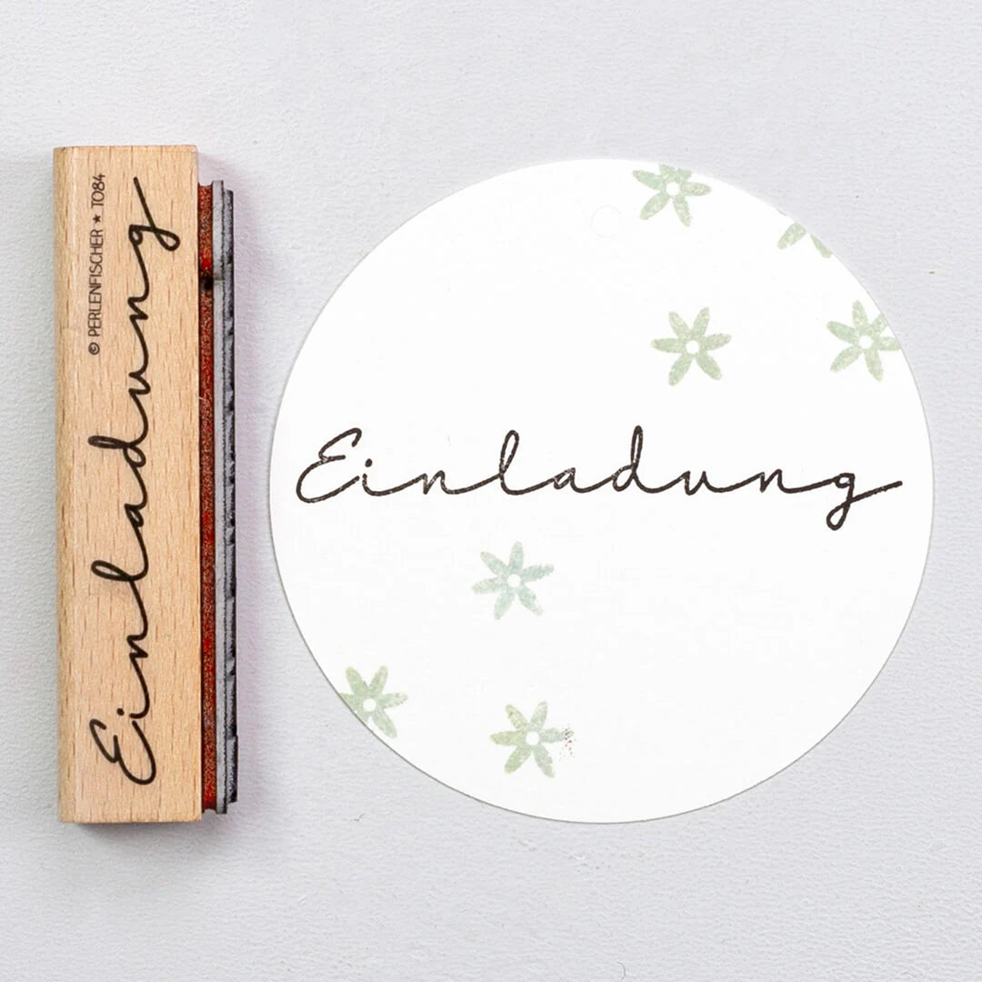 Stempel Einladung 3 Perlenfischer