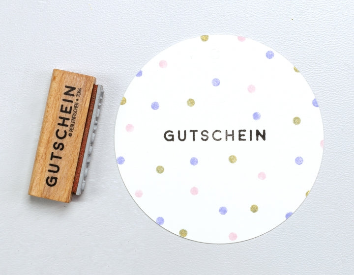 Stempel Gutschein von Perlenfischer
