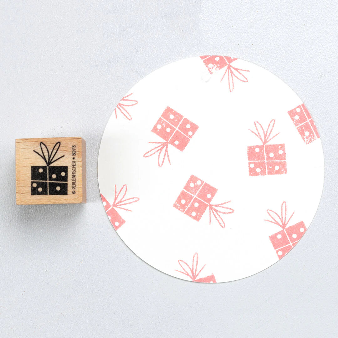 Stempel Kleines Geschenk mit Schleife von Perlenfischer