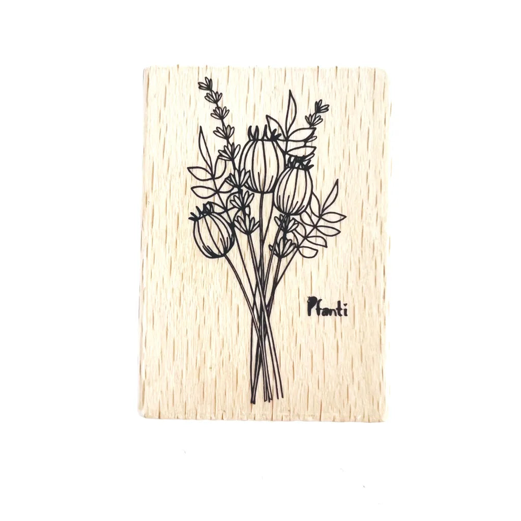 Stempel Trockenblumenstrauß Pfanti