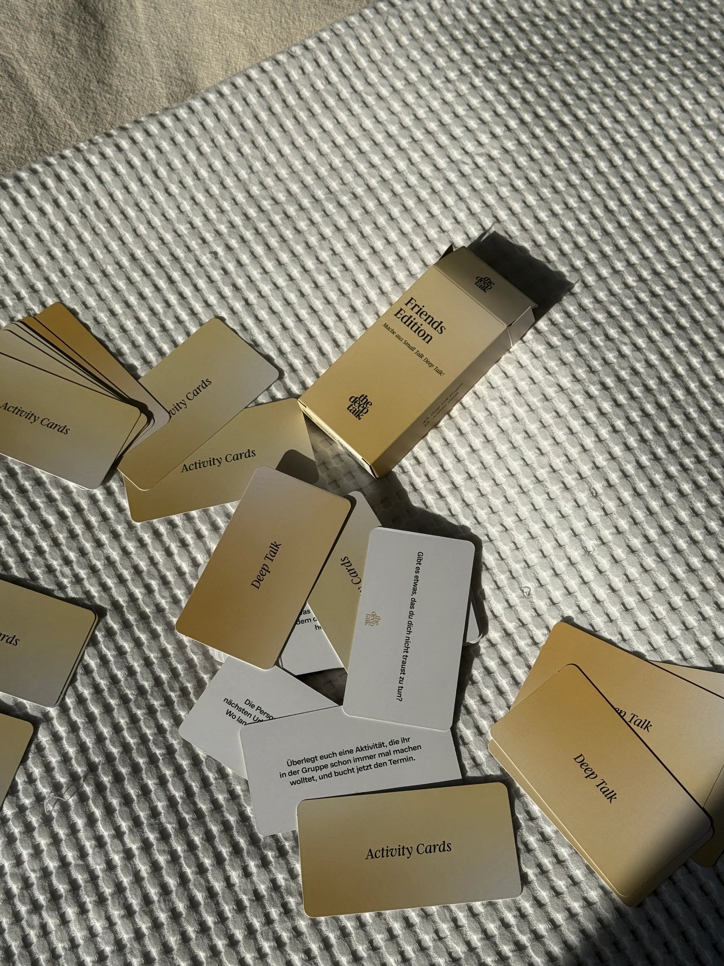 the deep talk - Friends Edition, mache aus Small Talk Deep Talk