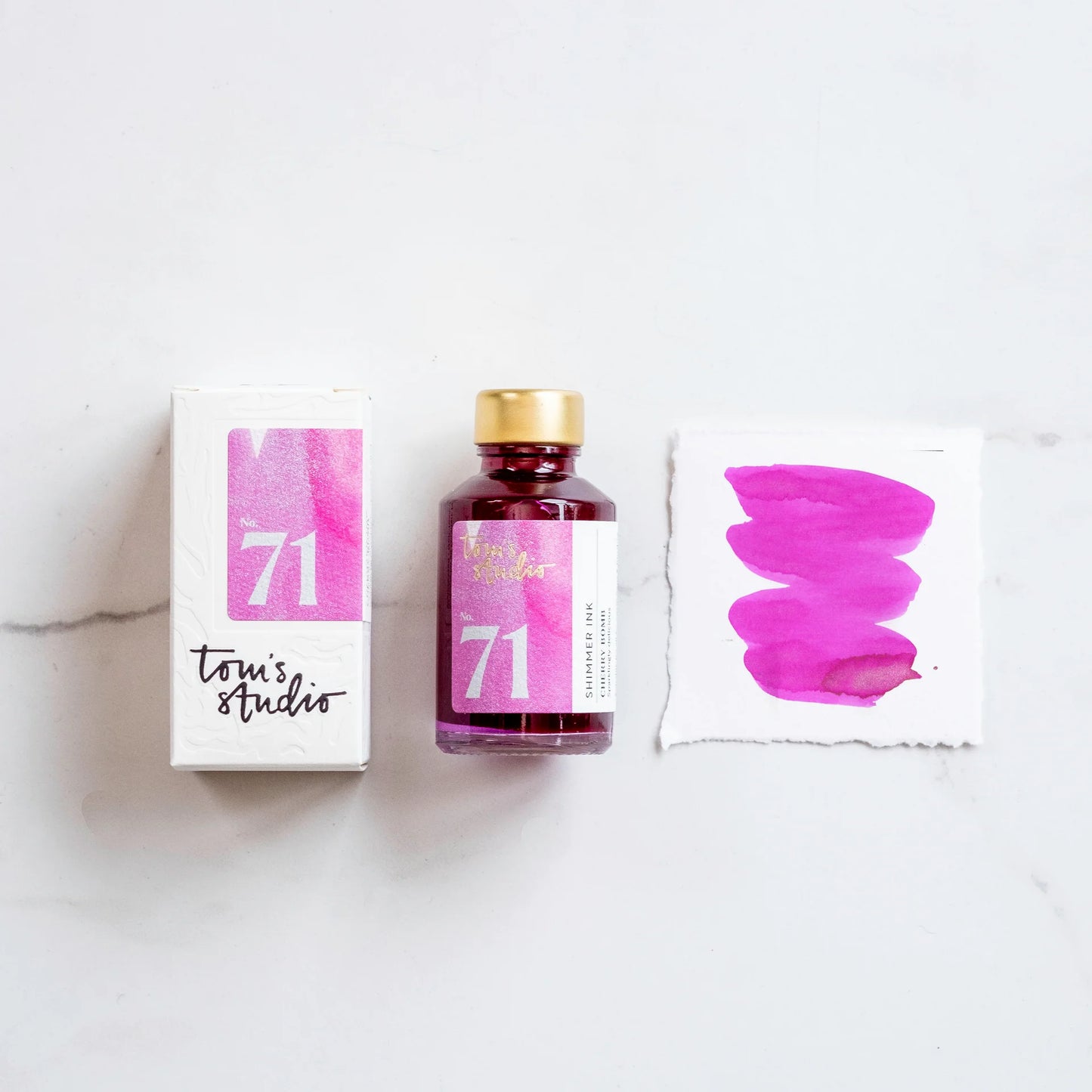 Tom's Studio Shimmer Ink - Cherry Bomb No. 71