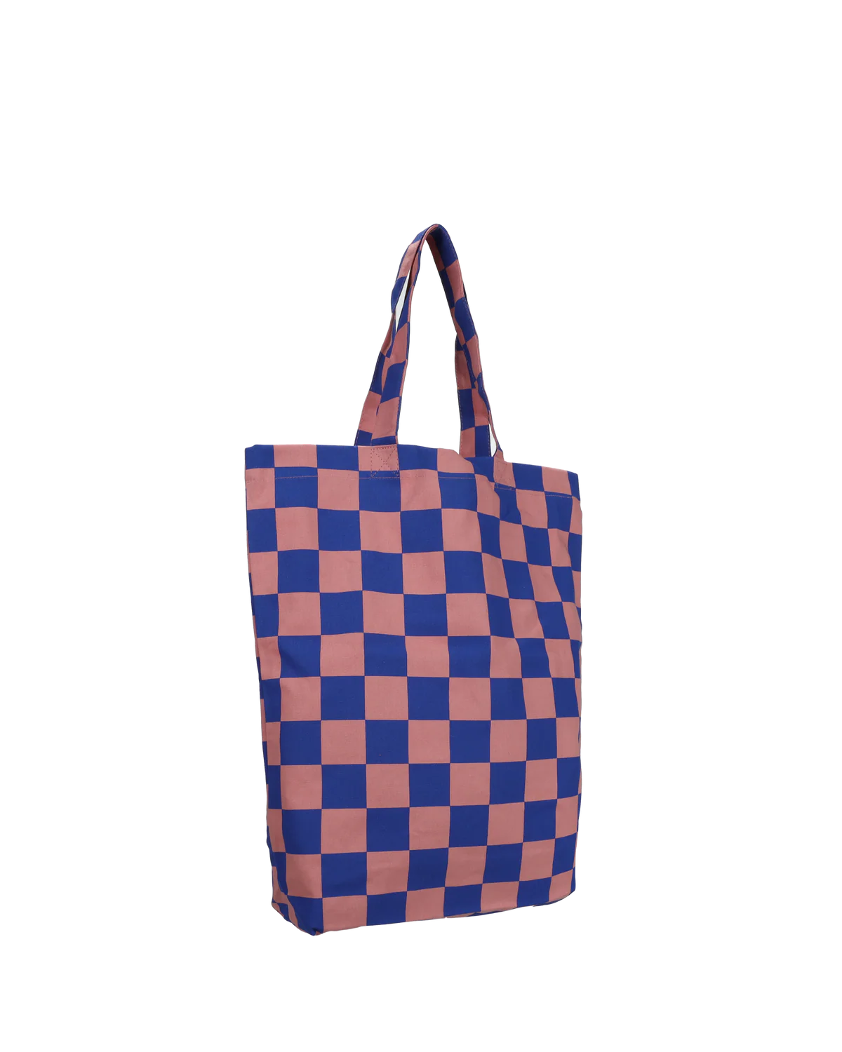 Tote Bag Checkered Kobalt-Litschi - Kado