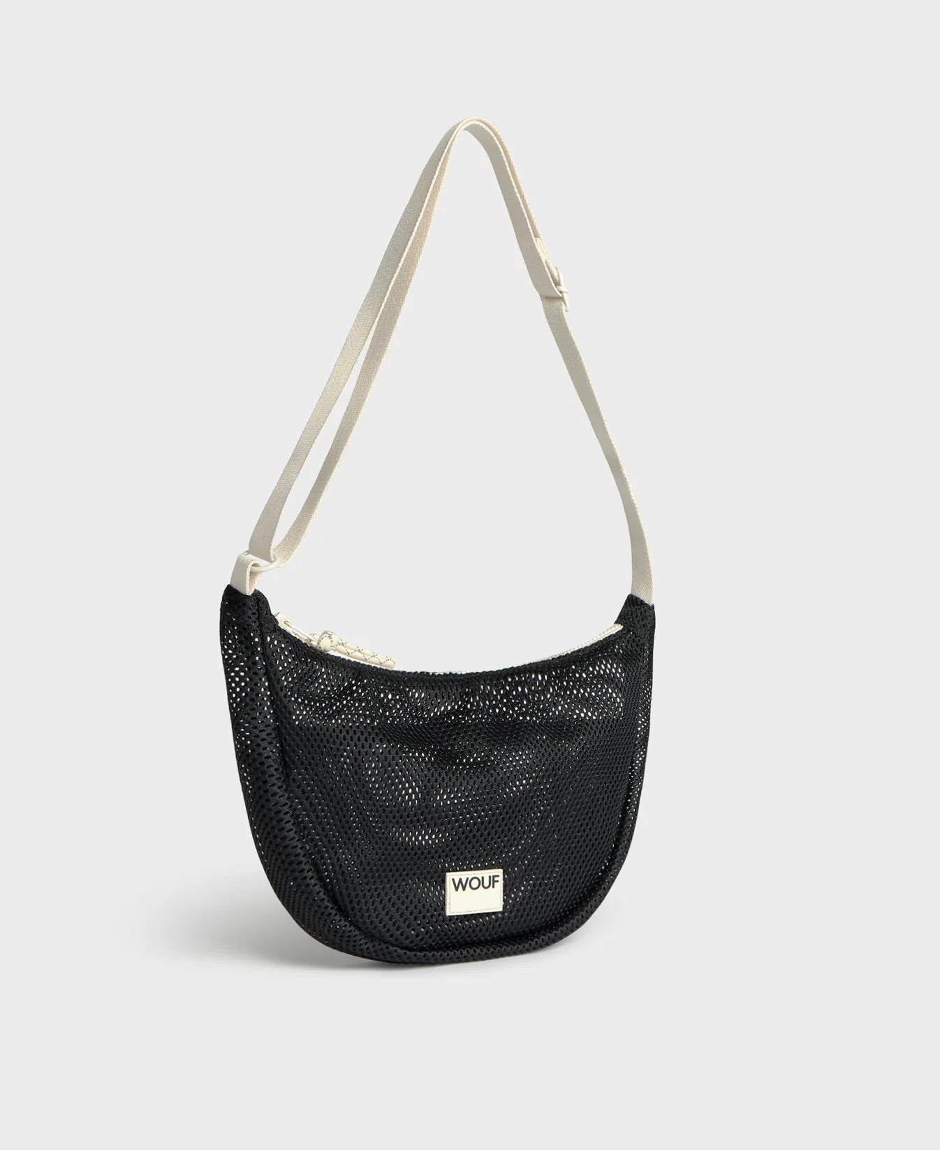 WOUF onyx Mesh Crossbody Bag