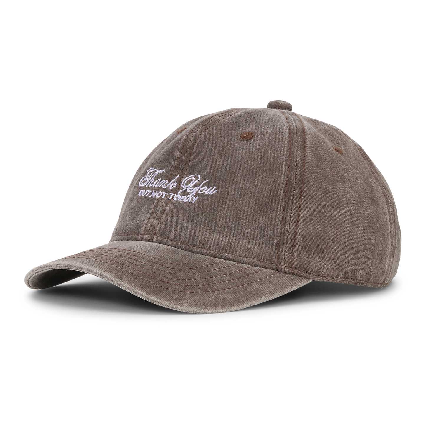 Washed Cap Thank you, but not today von Sui Ava