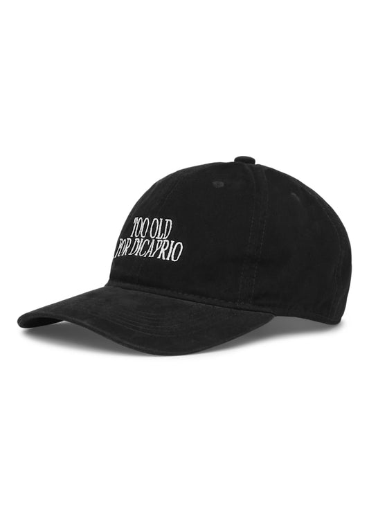 Washed Cap Too old for DiCaprio schwarz von Sui Ava