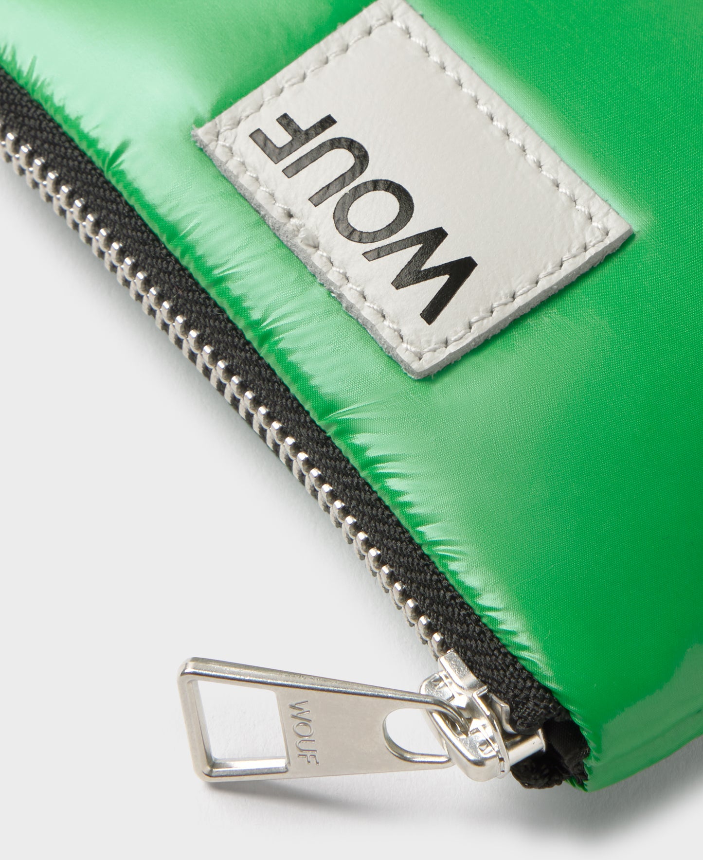 WOUF Glossy Basil Wallet grün