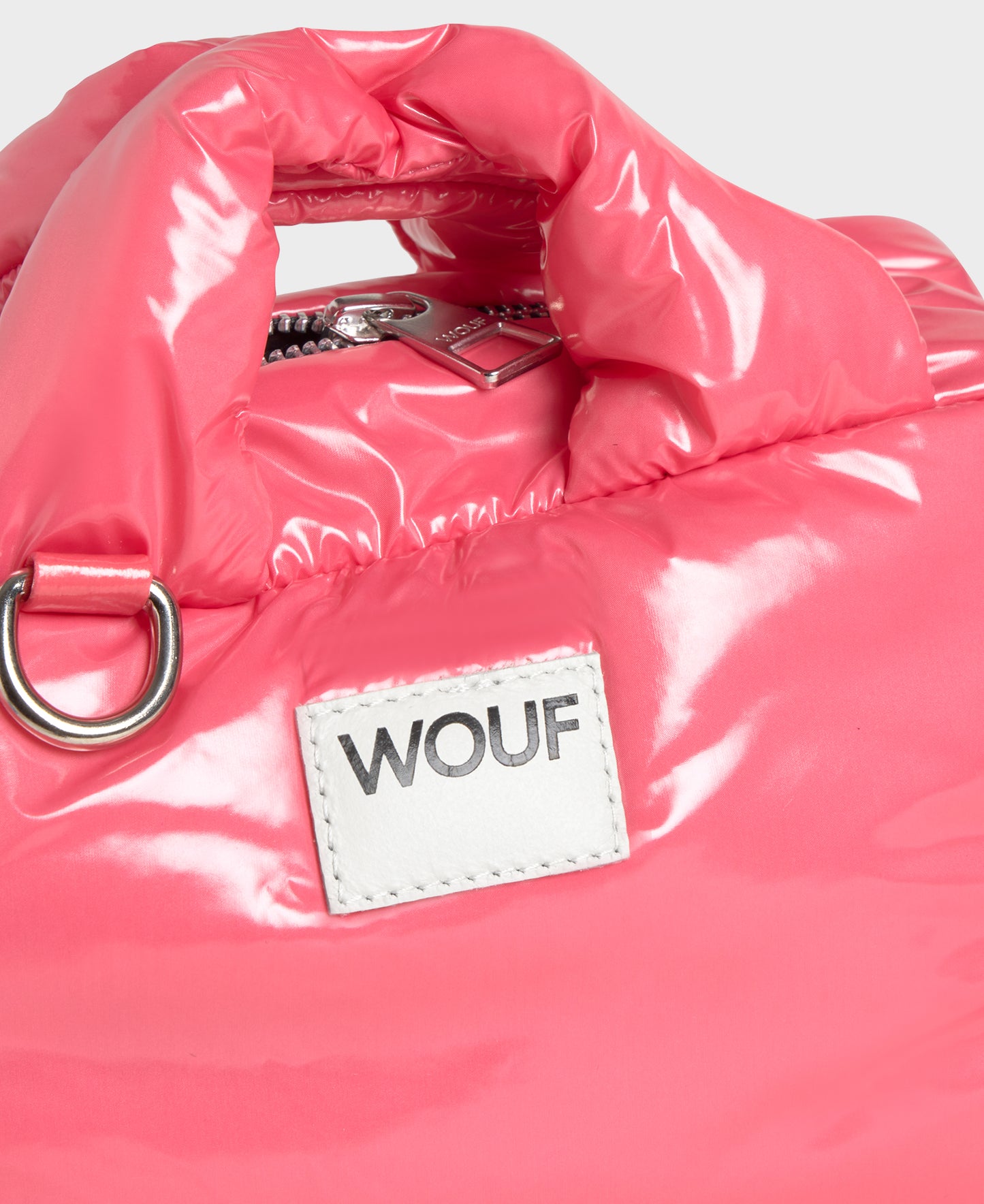 WOUF Glossy Candy Bowling Bag Pink