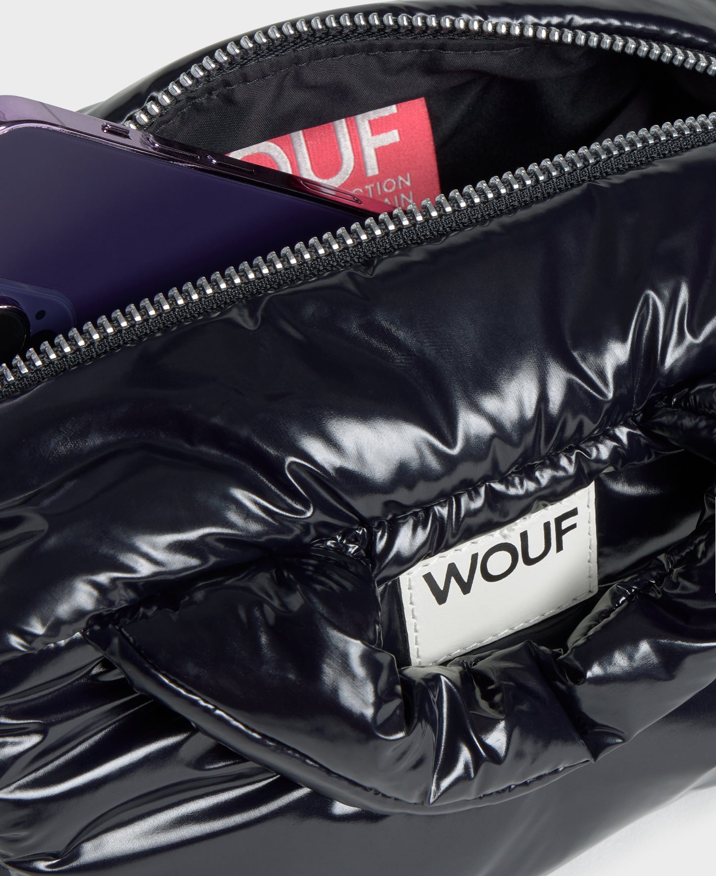 WOUF Glossy Nuit Bowling Bag schwarz