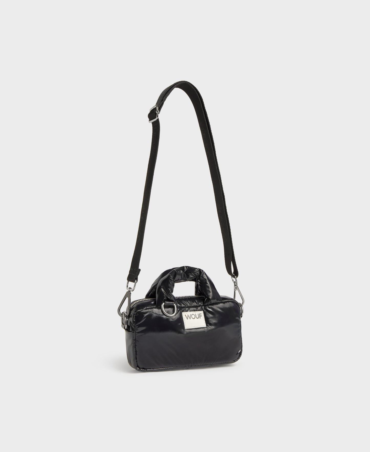 WOUF Glossy Nuit Mini Bag schwarz