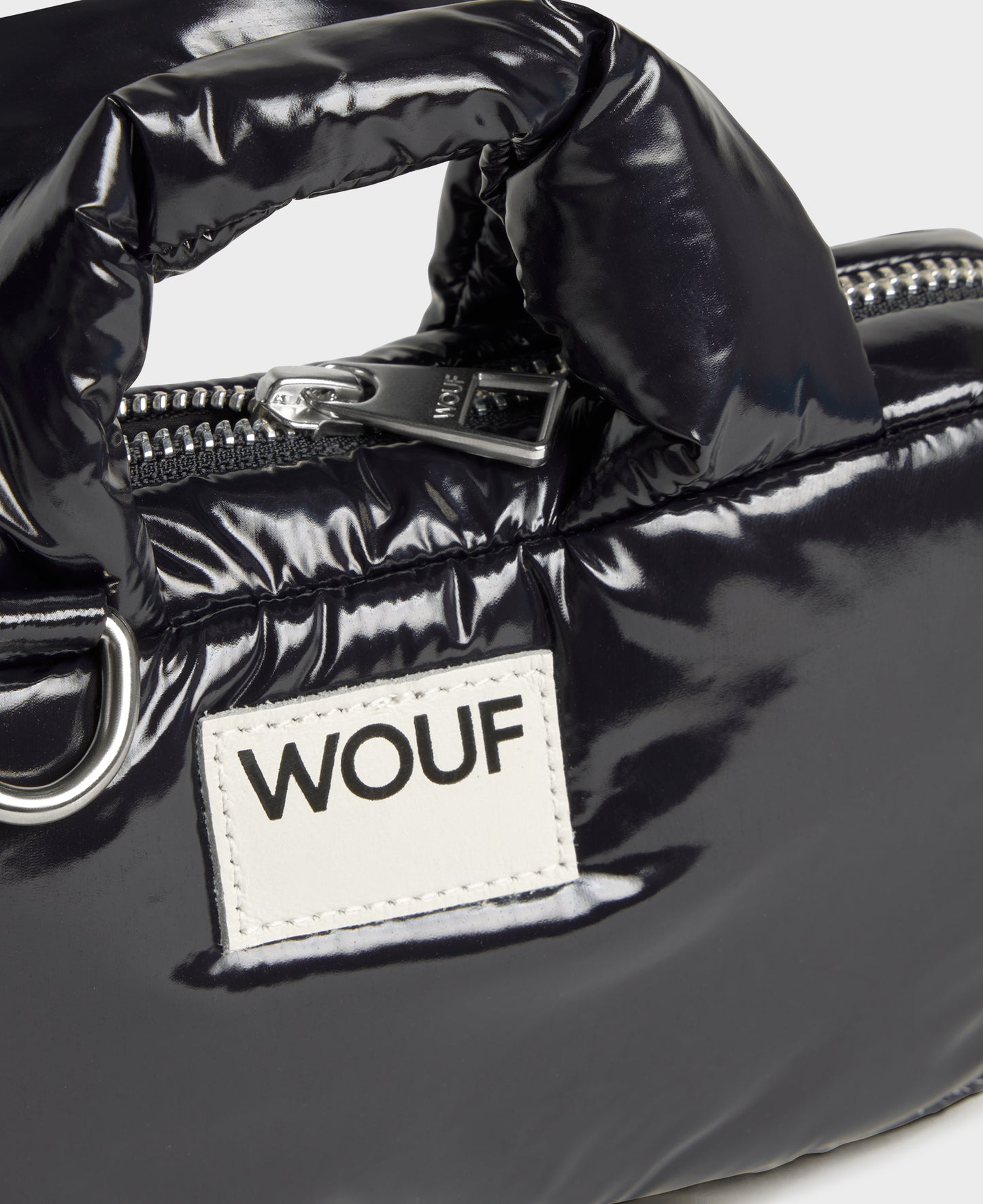 WOUF Glossy Nuit Mini Bag schwarz