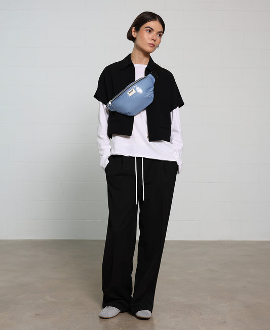 WOUF Glossy Royal Waist Bag Blau