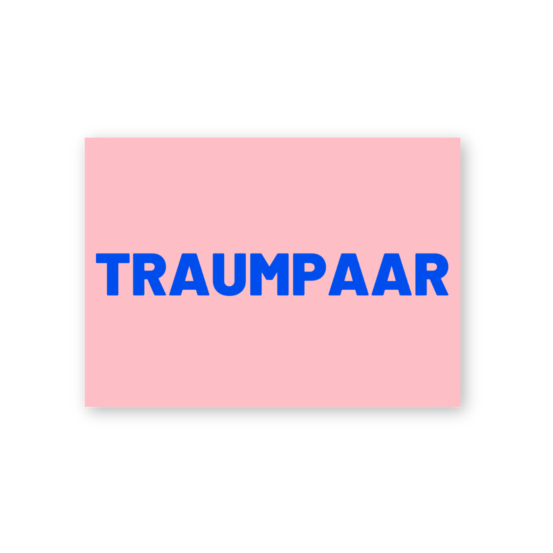 Postkarte - TRAUMPAAR Herr&Frau Hempel