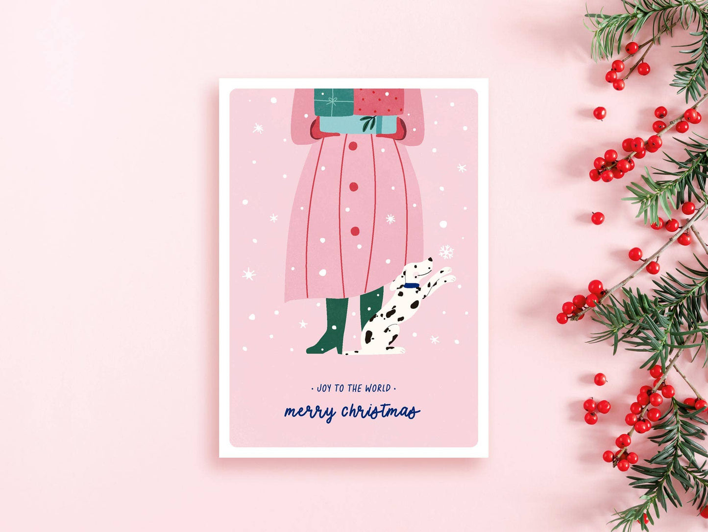 Karte Joy to the World - Tante Tia