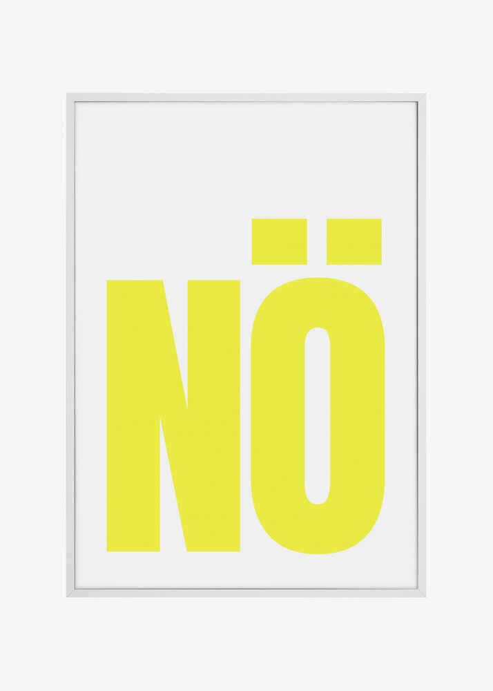 Print Nö Moderne typografische Kunstwerke - Pictufy
