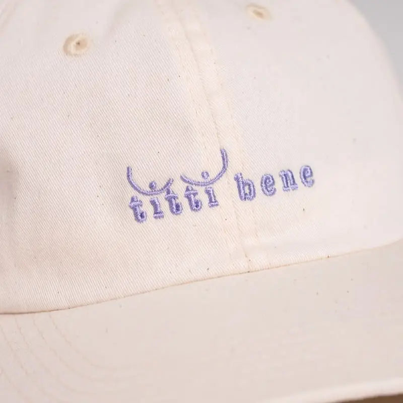 arrel - Titti bene Dad Cap - Cream & Lavender