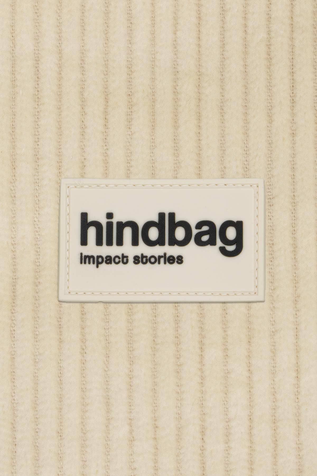 Hindbag - Bananen-Schlüsselanhänger Côme Samt Beige