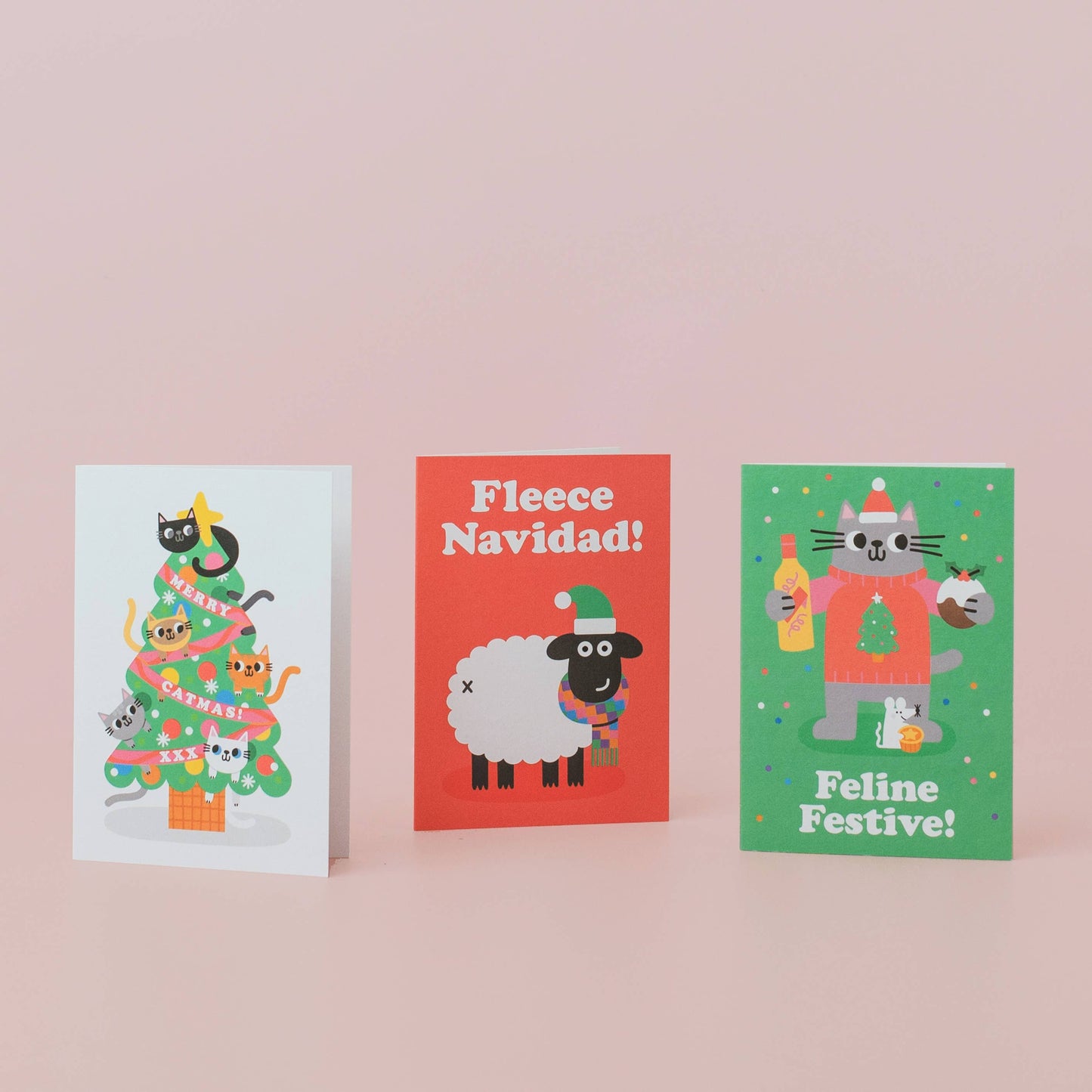 Klappkarte Weihnachtskarten mit Dackel - Studio Boketto