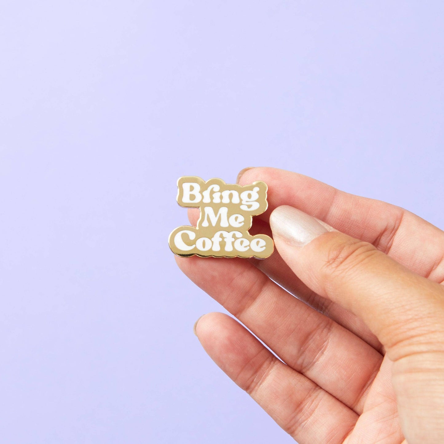 Punky Pins - Emaille-Anstecker „Bring Me Coffee“
