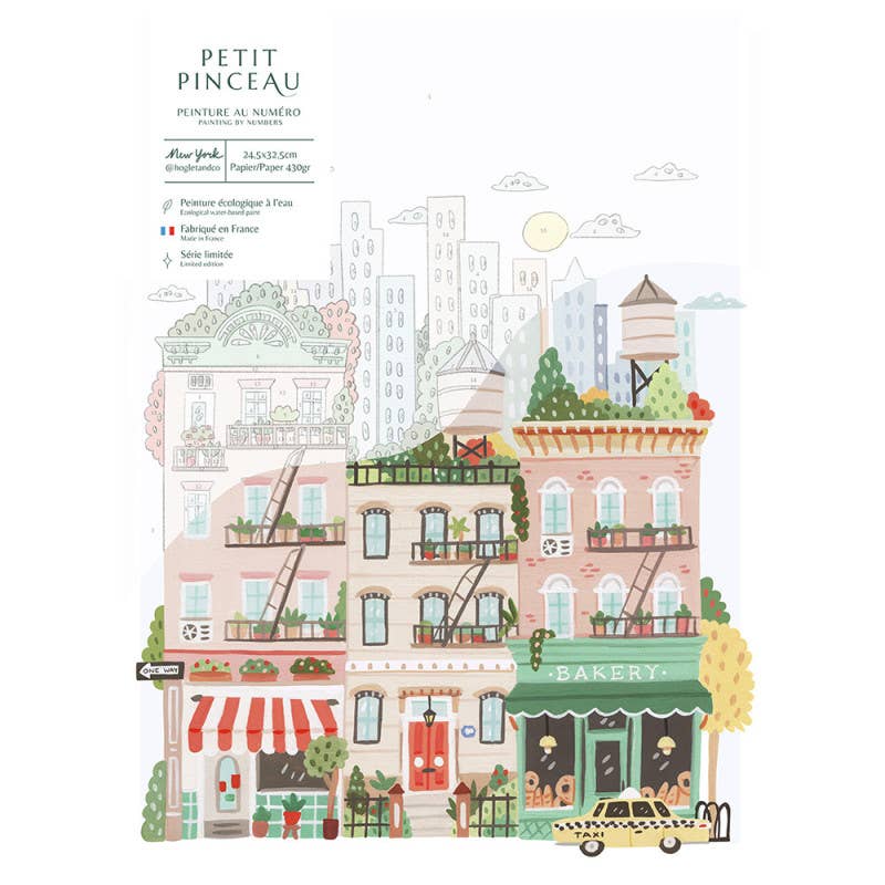 Malen nach Zahlen Kit - New York von Hoglet & Co