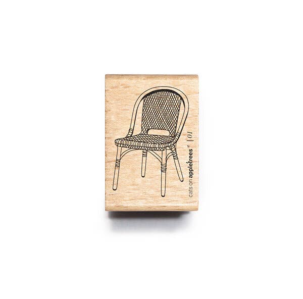 Stempel Korbstuhl 1 - cats on appletrees