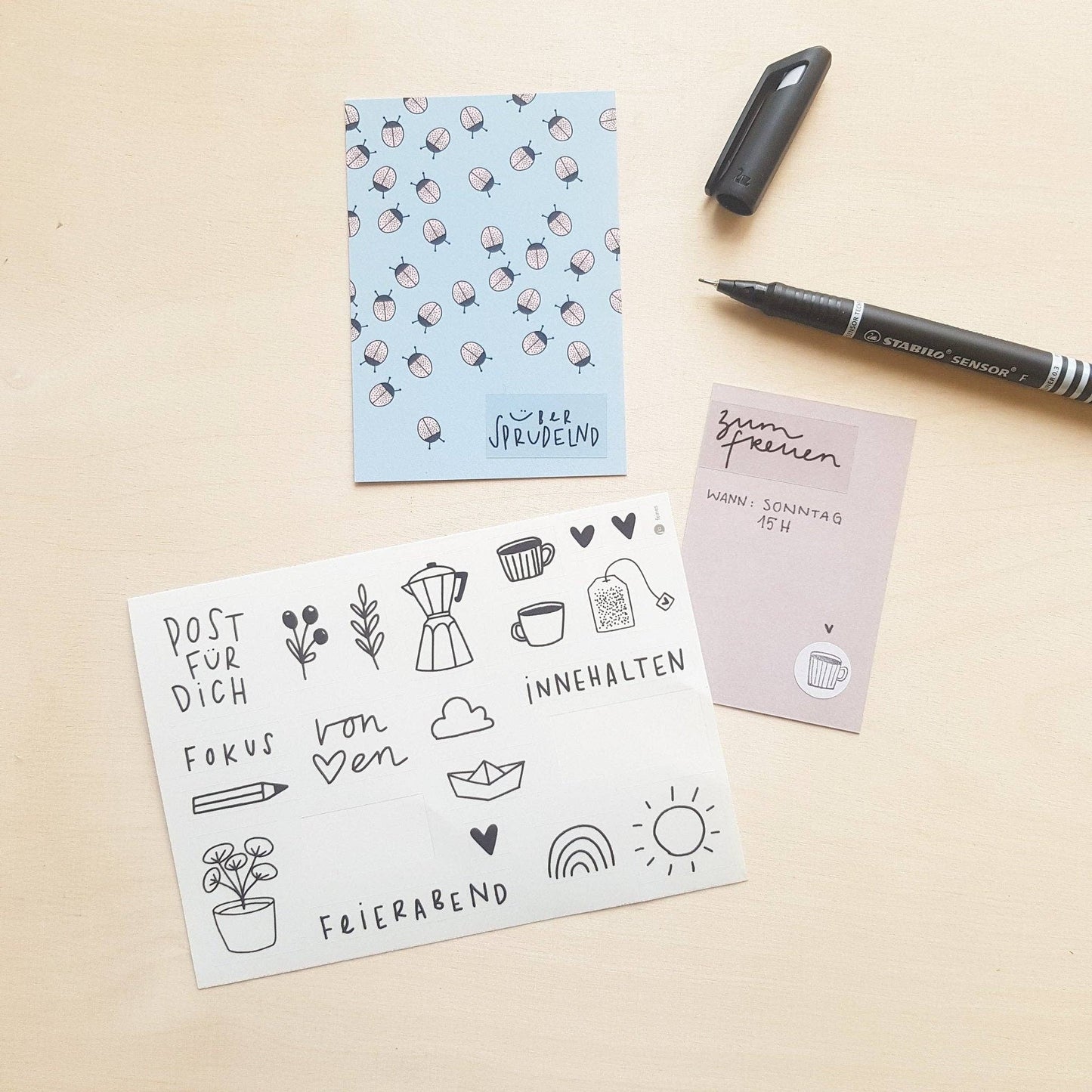feines - Timi | Stickerbogen
