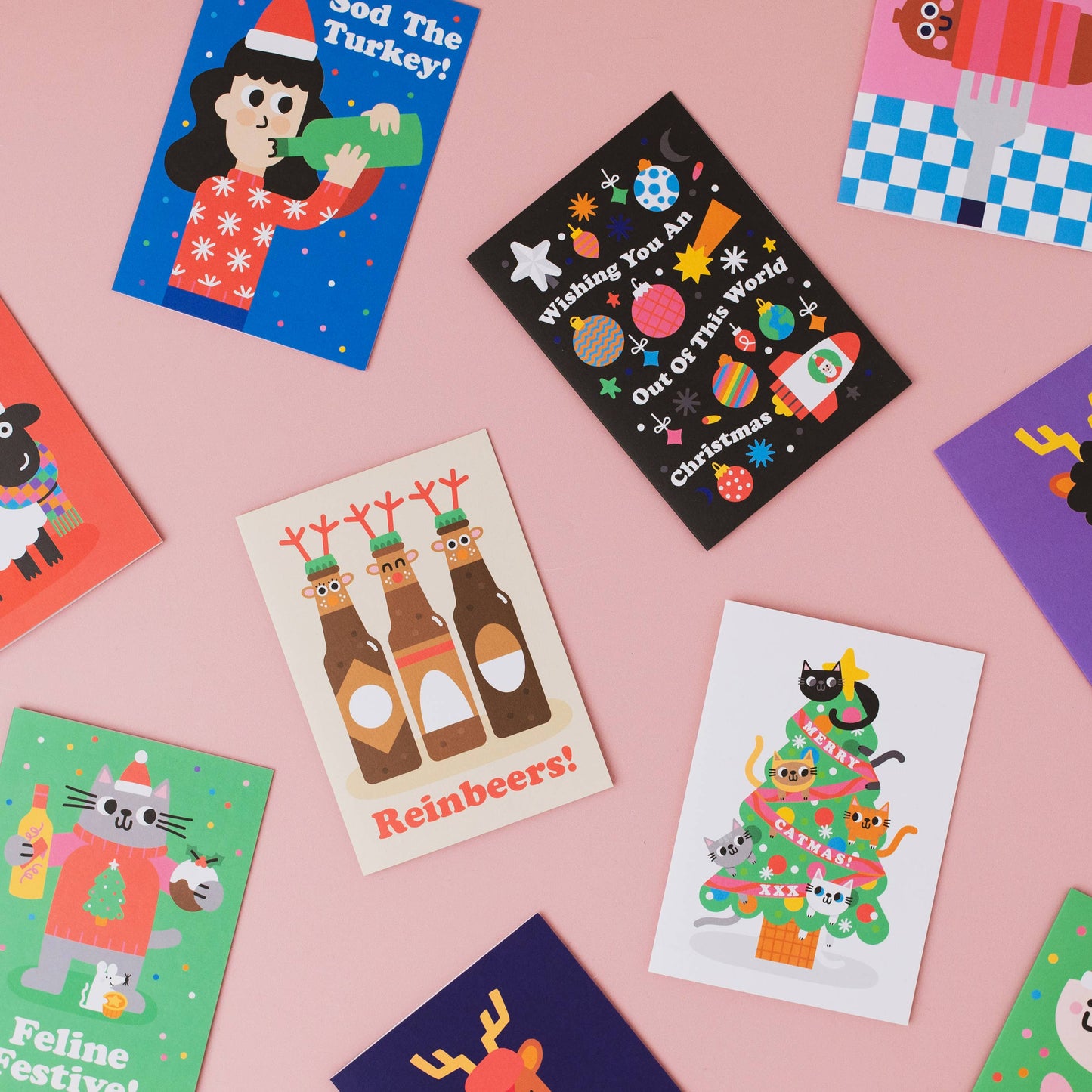 Klappkarte Weihnachtskarten mit Dackel - Studio Boketto