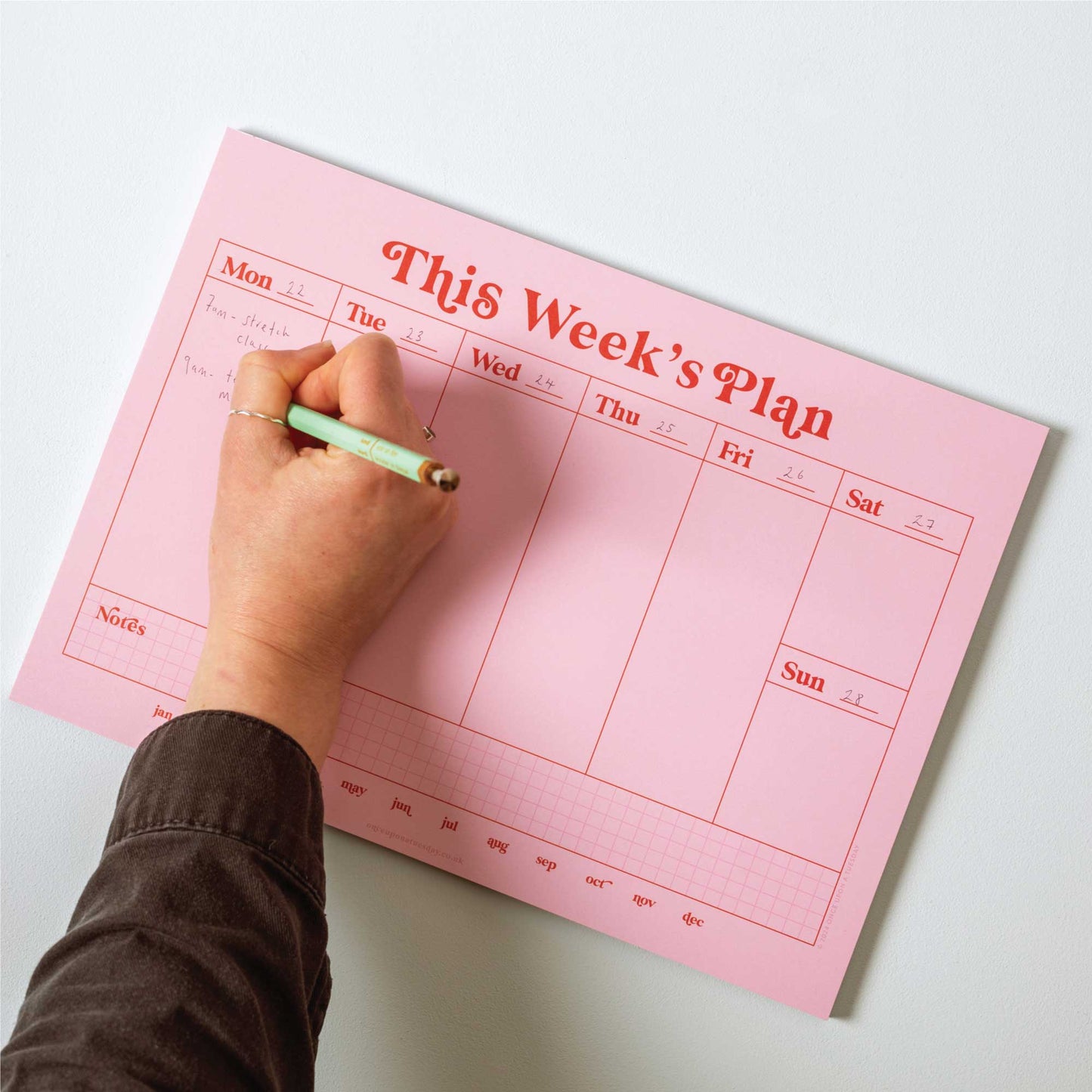Wochenplaner A4 - good tuesday