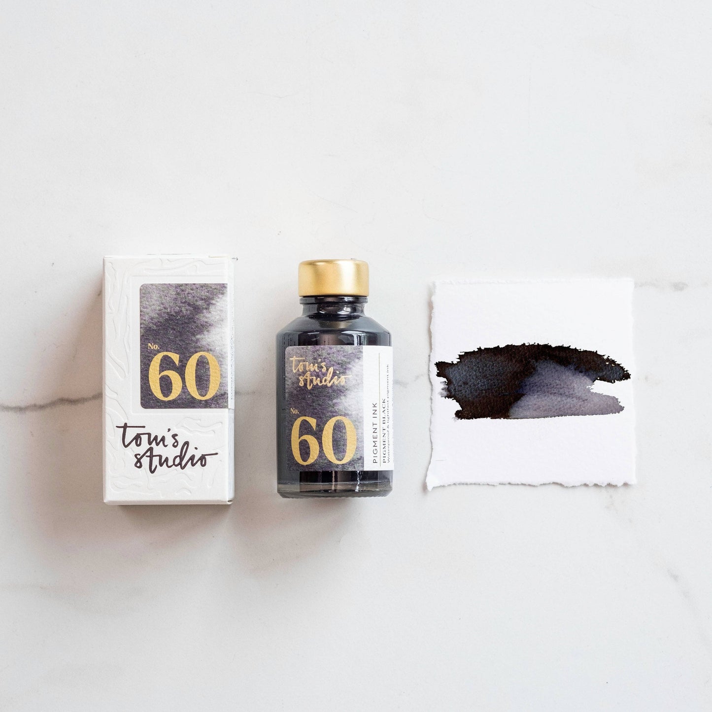 Tom's Studio Füllfedertinte - Pigment Black No. 60