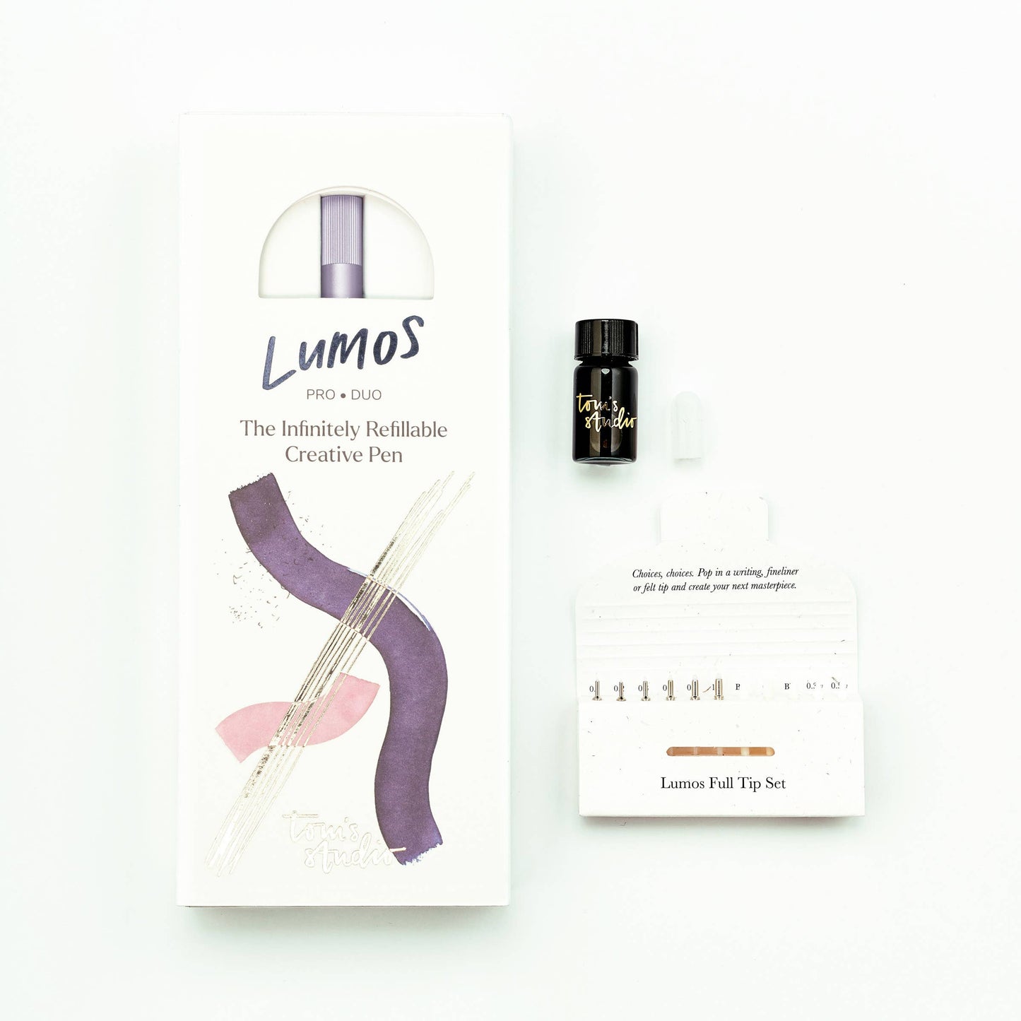 Tom's Studio Lumos Pro - Nachfüllbarer Stift mit mehreren Spitzen