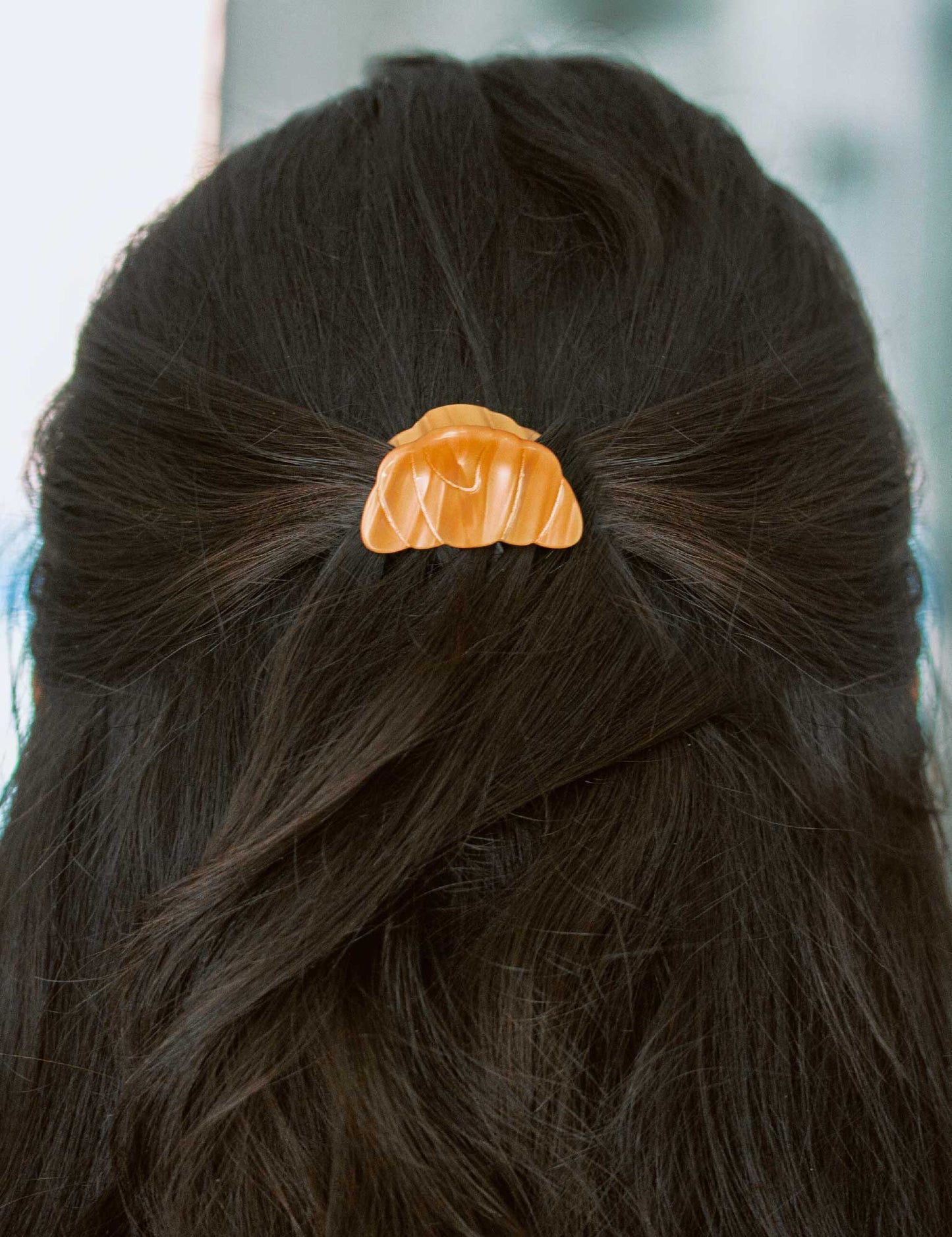 Mini Croissant Hairclip - Joanna Behar