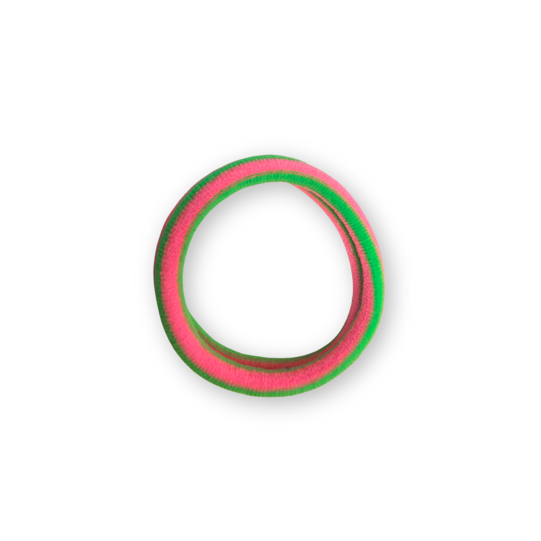 Haargummis pink - grün Herr&Frau Hempel
