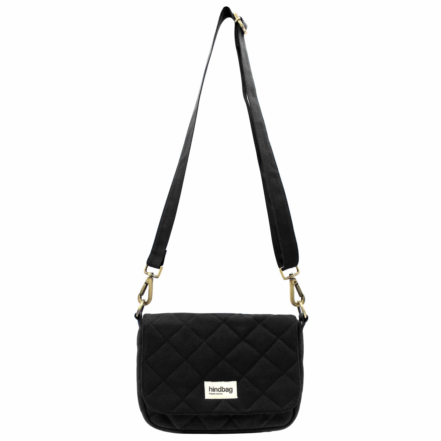 Hindbag - Schwarze gesteppte Margault-Tasche