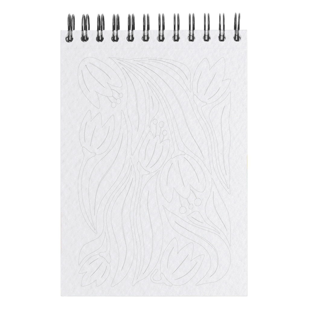 Maison Joliette A6 Malbuch - Floral #1