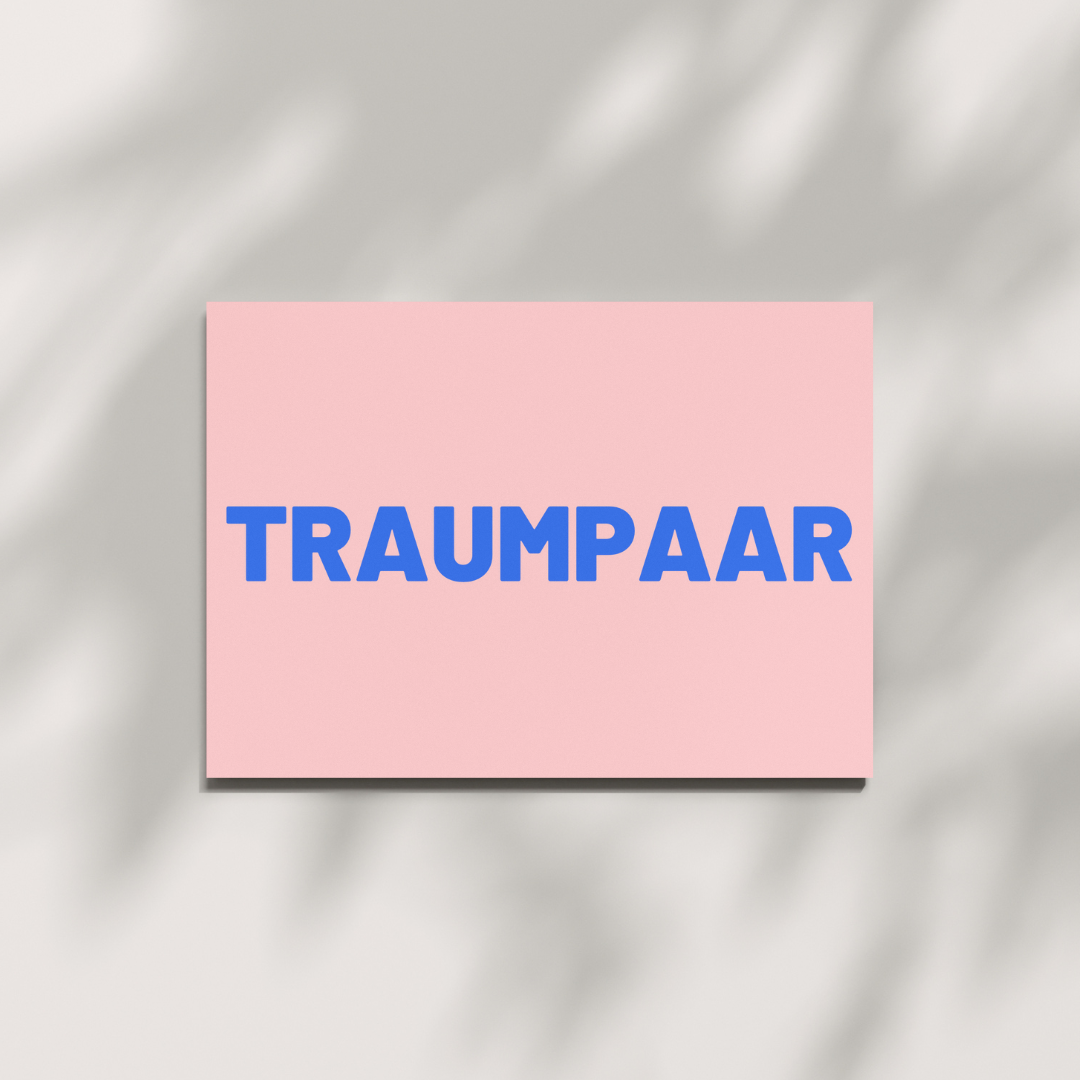 Postkarte - TRAUMPAAR Herr&Frau Hempel
