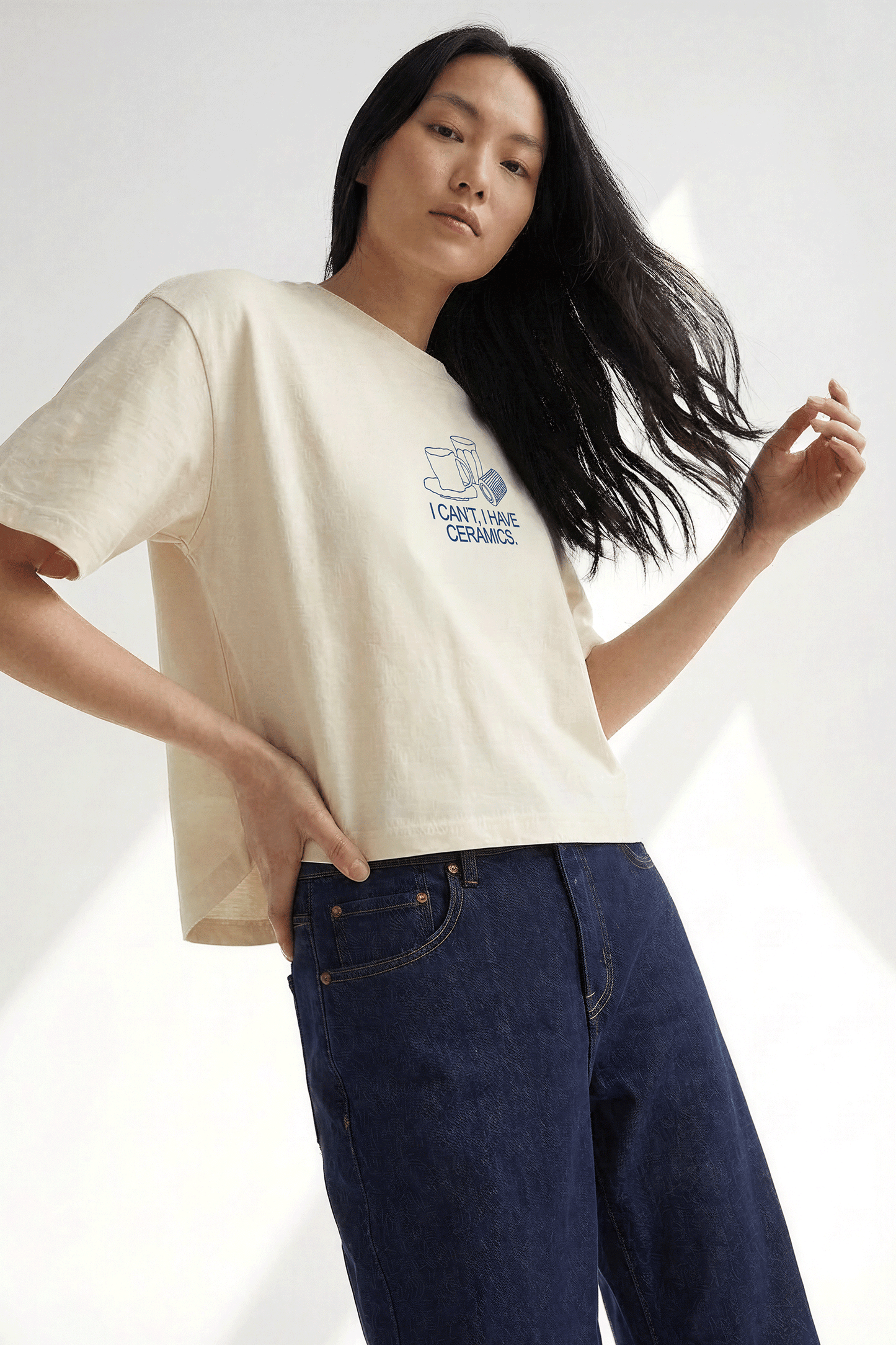 Catharsis - I can‘t I have ceramics cropped T-Shirt