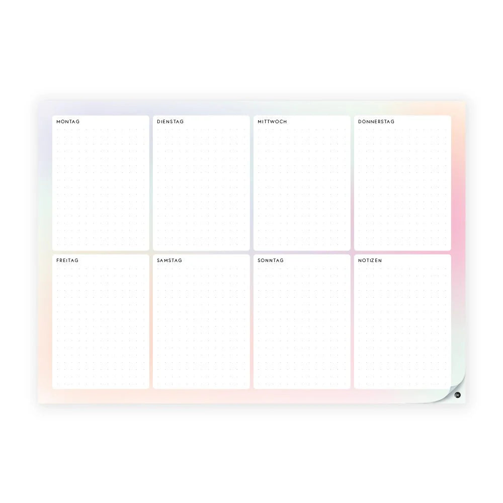 feines - Dustin gradient | Wochenplaner