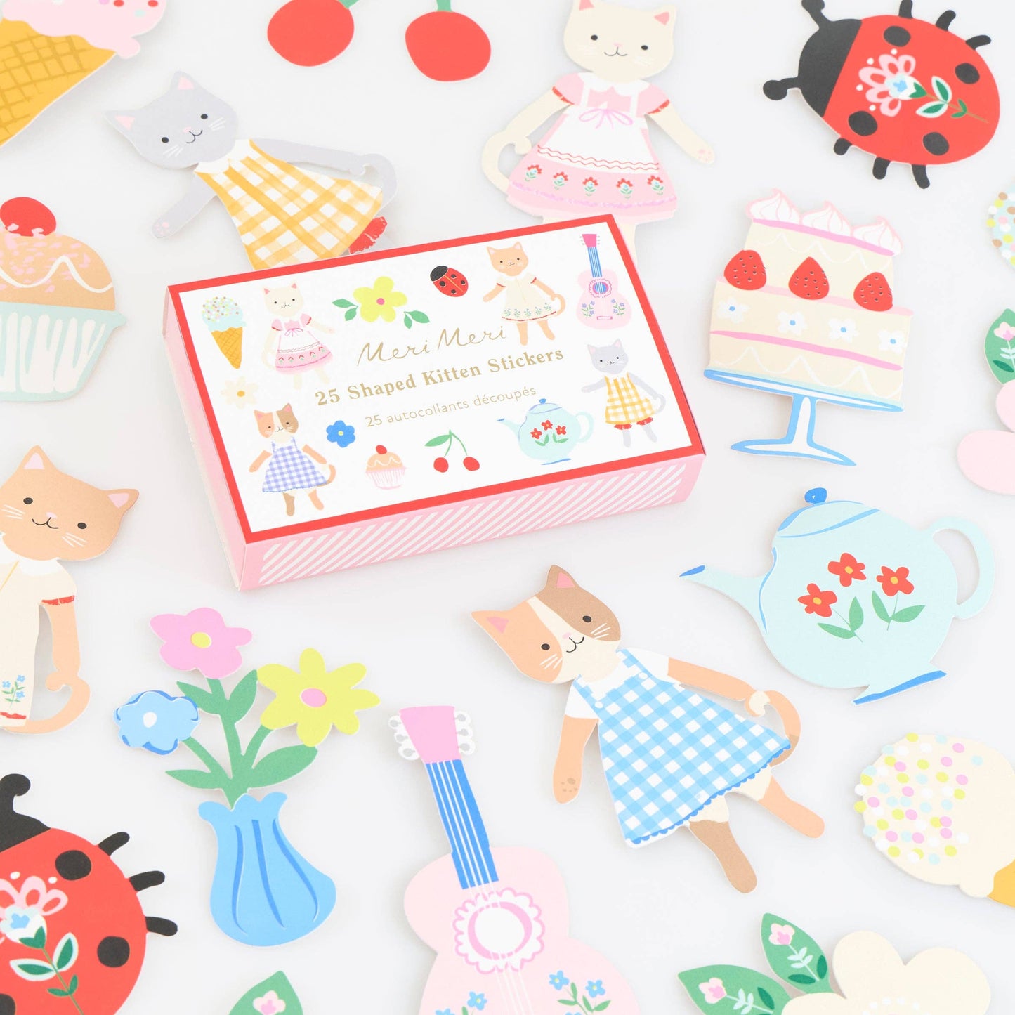 Kätzchen-Club Sticker Set von Meri Meri