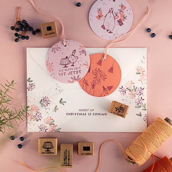 cats on appletrees - Ministempel Mistelzweig 3