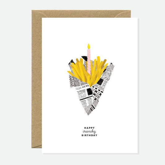 Klappkarte Pommes Geburtstag - all the ways